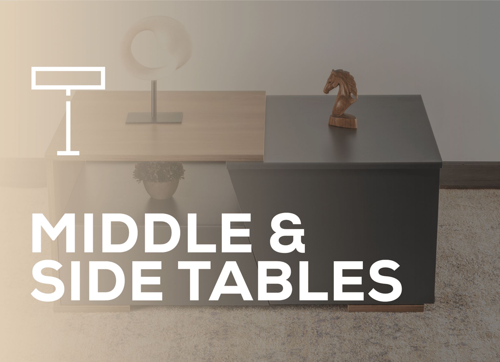 Middle & side tables-square